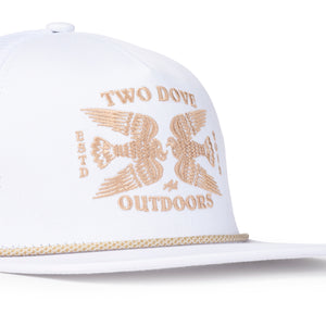 Laredo Five Panel - White/Gold