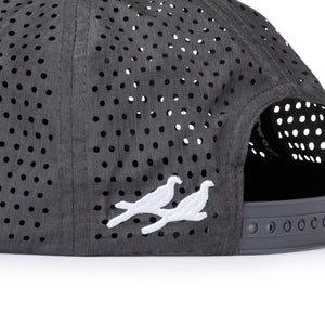 Feather Perforated Nylon - Gray