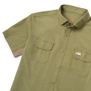 The Rio Ultimate Outdoor Blend Short Sleeve - Olive Green