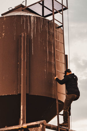 The Scout Performance Hoodie - Black Heather