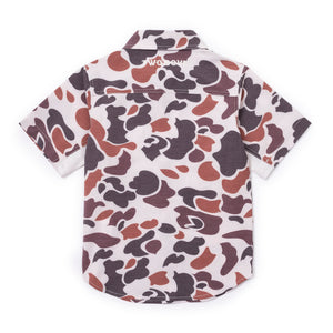 Youth Ultimate Outdoor Blend Short Sleeve - Boone Vintage Camo