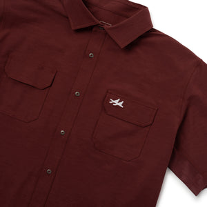 The Rio Ultimate Outdoor Blend Short Sleeve - Maroon