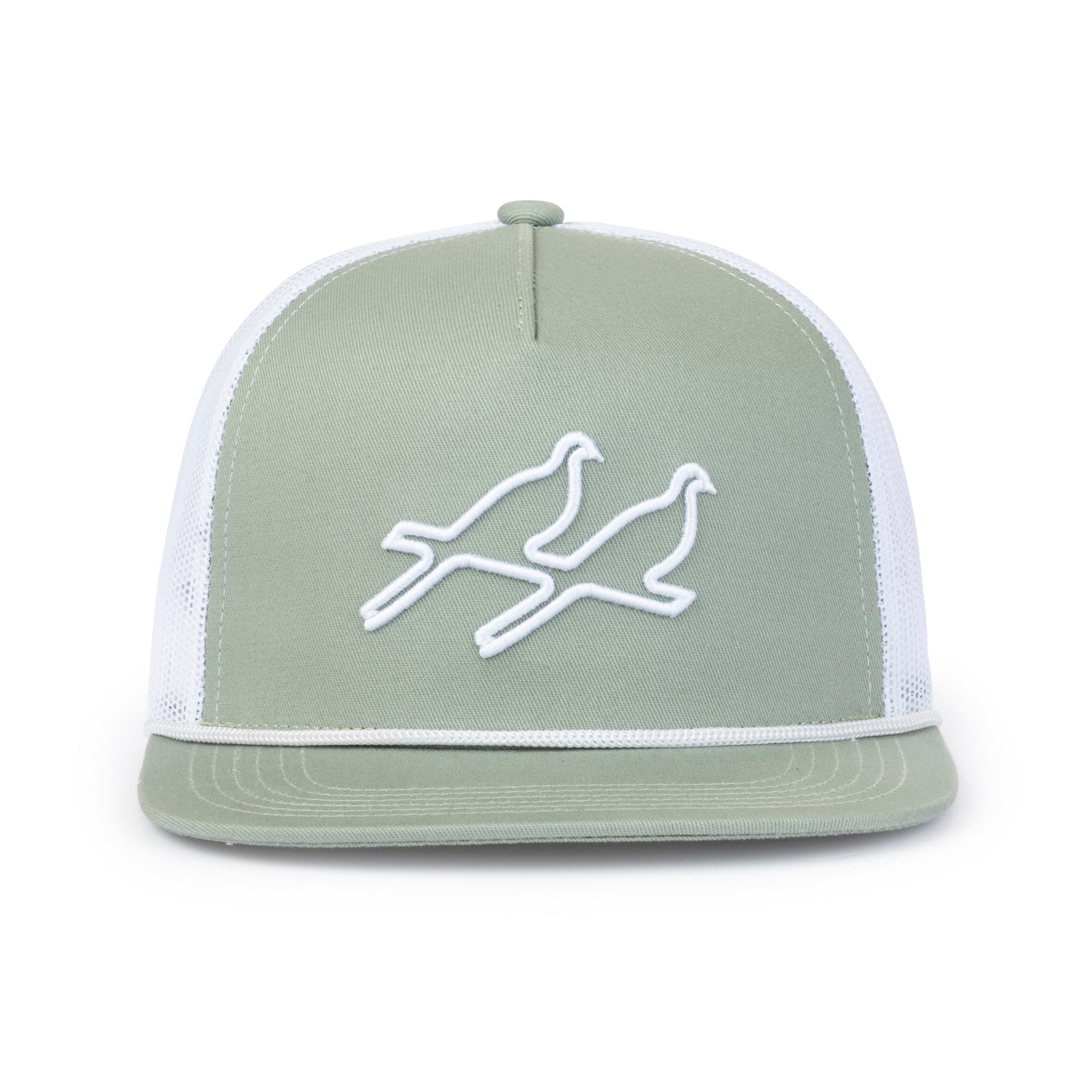 Puff Logo Trucker - Sage