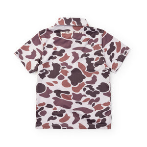 Youth Golf Polo - Boone Vintage Camo