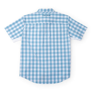 Rio Ultimate Outdoor Blend Short Sleeve - Teal Plaid