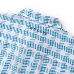 Rio Ultimate Outdoor Blend Short Sleeve - Teal Plaid