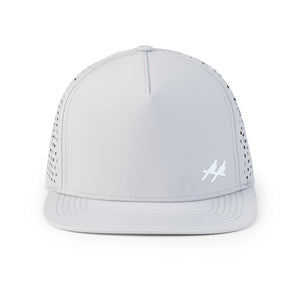 H2O Perforated Small Logo - Grey