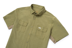 The Rio Ultimate Outdoor Blend Short Sleeve - Olive Green