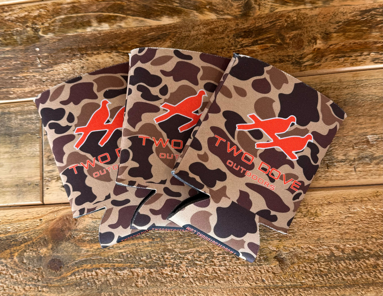 Two Dove Neoprene Koozie - Boone Camo