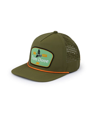 Traditions Patch Perforated Nylon 5 Panel - Green