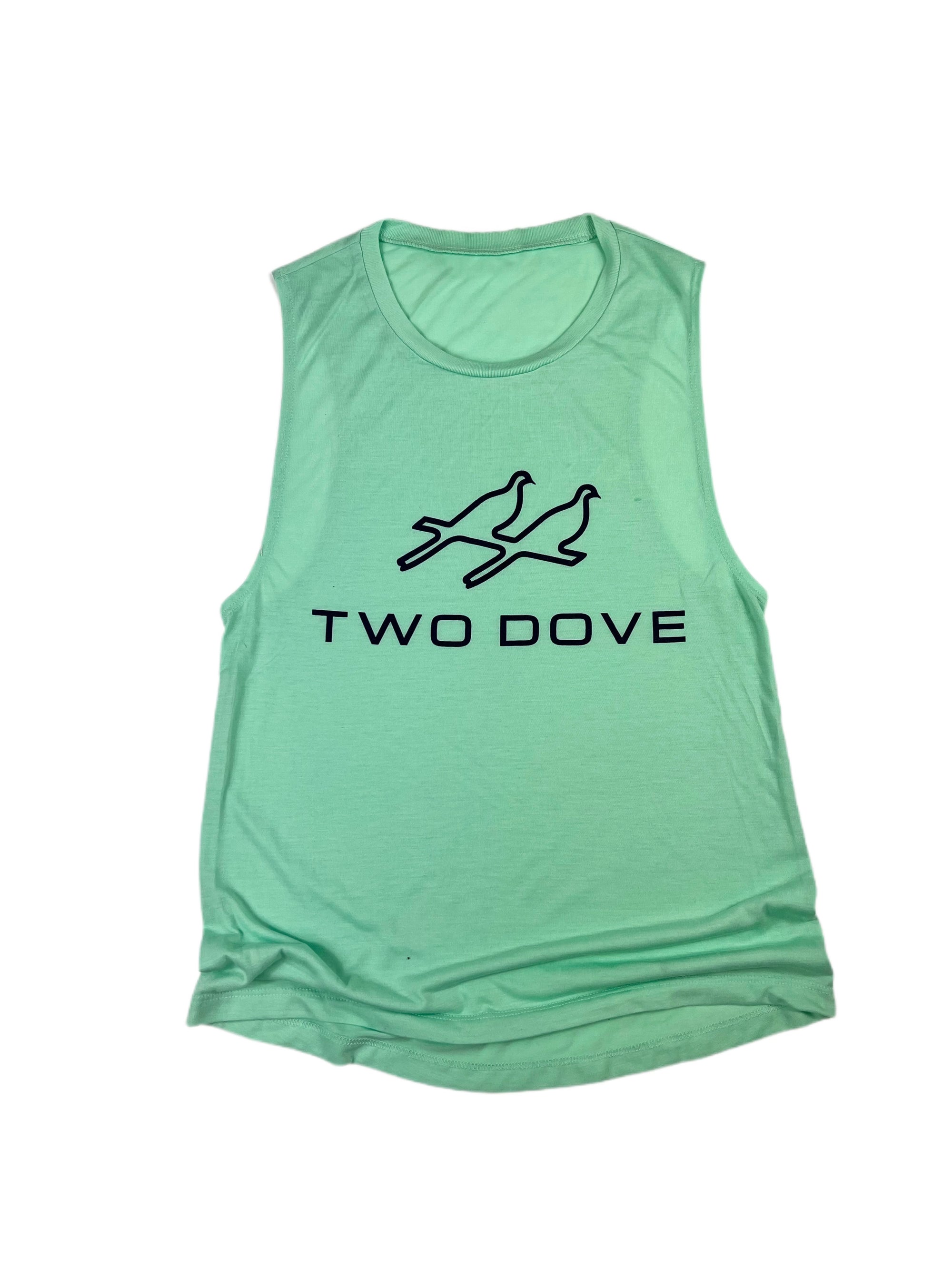 Two Dove Women's Flowy Muscle Tank - Mint